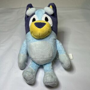Bluey Character Plush Dog Toy Blue Purple Yellow 7 Inch